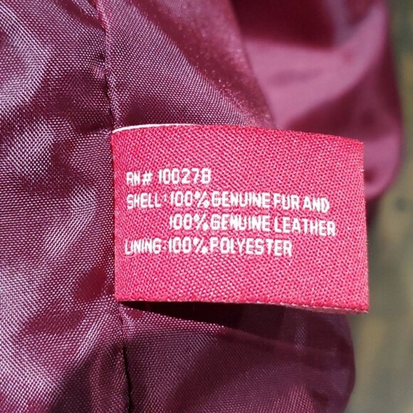 VTG VINTAGE REAL FUR WITH LEATHER TRIM FULL LENGTH COAT FOR THE GOAT - Picture 8 of 16